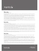 Предварительный просмотр 8 страницы Kanto oasis 50 User Manual