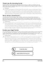 Preview for 2 page of Kanto RCF180 User Manual