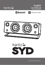 Предварительный просмотр 1 страницы Kanto SYD User Manual