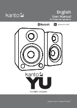 Kanto YU User Manual preview