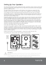 Preview for 6 page of Kanto YU6MW User Manual