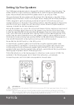 Preview for 6 page of Kanto YUMI POWERED SPEAKER User Manual