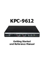 Kantronics KPC-9612 Getting Started And Reference Manual предпросмотр