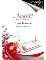 Preview for 1 page of Kanvus Artist 127 User Manual