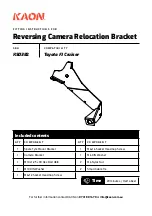 Kaon KS0382 Fitting Instructions Manual предпросмотр