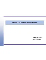 Предварительный просмотр 1 страницы KAP Trader MB NTG 5.5 Installation Manual