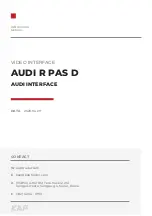 KAP AUDI R PAS D Instruction Manual preview