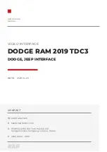 Preview for 1 page of KAP DODGE RAM 2019 TDC3 Instruction Manual