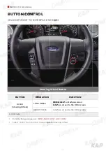 Preview for 9 page of KAP FORD SYNC2 TDC2 Instruction Manual