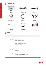 Предварительный просмотр 2 страницы KAP HD-MIB2 Instruction Manual