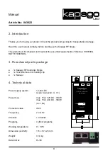 Preview for 11 page of Kapego LED 843022 Manual