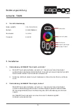 Preview for 5 page of Kapego LED RF-120 Manual