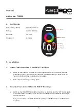 Preview for 11 page of Kapego LED RF-120 Manual