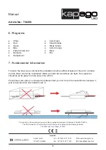 Preview for 12 page of Kapego LED RF-120 Manual