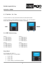 Preview for 6 page of Kapego LED Touch 16CH Pro Manual