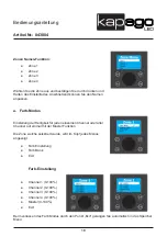 Preview for 10 page of Kapego LED Touch 16CH Pro Manual