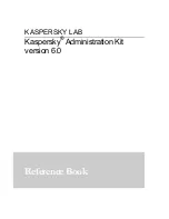 Preview for 1 page of KAPERSKY ADMINISTRATION KIT 6.0 Reference