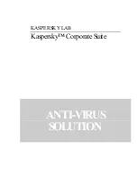 KAPERSKY CORPORATE SUITE Manual предпросмотр