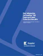 Предварительный просмотр 1 страницы KAPPLER Frontline 500 User Information