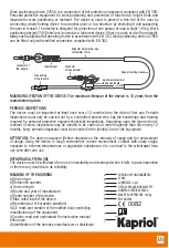 Preview for 7 page of Kapriol 27956 Manufacturer'S Instruction And Information