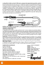 Preview for 12 page of Kapriol 27956 Manufacturer'S Instruction And Information