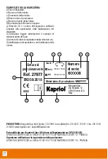 Preview for 6 page of Kapriol 27977 Manufacturer'S Instruction And Information