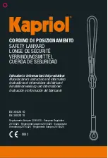 Предварительный просмотр 1 страницы Kapriol 27982 Manufacturer'S Instruction And Information