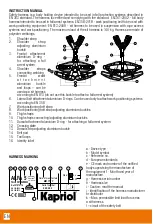 Предварительный просмотр 8 страницы Kapriol ALFA 5 Manufacturer'S Instruction And Information