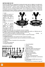 Preview for 26 page of Kapriol ALFA 5 Manufacturer'S Instruction And Information