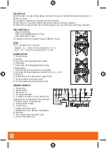 Preview for 8 page of Kapriol COMBI Manufacturer'S Instruction And Information