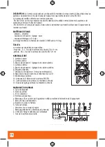 Предварительный просмотр 14 страницы Kapriol COMBI Manufacturer'S Instruction And Information