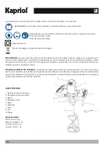 Предварительный просмотр 20 страницы Kapriol KME 1600 Manual