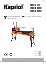 Kapriol SPEED 750 Manual preview