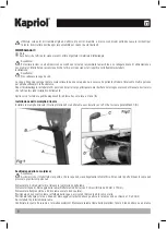 Preview for 8 page of Kapriol SPEED 750 Manual