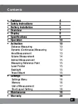 Предварительный просмотр 3 страницы Kapro KAPROMETER K4 370 User Manual