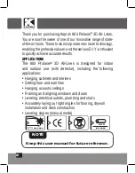 Preview for 2 page of Kapro Prolaser 3D All-Lines 883 User Manual