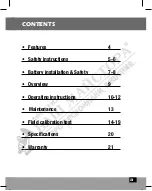 Preview for 3 page of Kapro Prolaser Plus User Manual