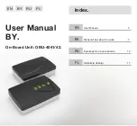 Preview for 1 page of KAPSCH OBU-4041 User Manual