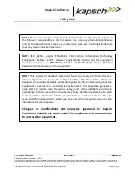 Предварительный просмотр 4 страницы KAPSCH T600 Operator And  Maintenance Manual