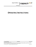 Предварительный просмотр 15 страницы KAPSCH T600 Operator And  Maintenance Manual
