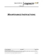 Preview for 35 page of KAPSCH T600 Operator And  Maintenance Manual