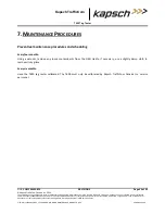 Preview for 51 page of KAPSCH T600 Operator And  Maintenance Manual
