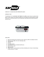 Preview for 1 page of KAPSULE UV SANITIZING TOOTHBRUSH HOLDER Manual