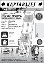 Preview for 1 page of KAPTARLIFT AWD PROFESSIONAL User Manual