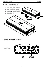 Предварительный просмотр 5 страницы Kaption Audio 570-AZR170X2 Owner'S Manual