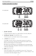 Предварительный просмотр 5 страницы Kaption Audio 570-azr400x4 Owner'S Manual