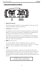 Предварительный просмотр 5 страницы Kaption Audio 570-DZR1200X1 Owner'S Manual