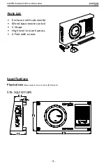 Preview for 4 page of Kaption Audio 570-SQLFW110PS Owner'S Manual