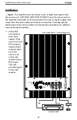 Preview for 9 page of Kaption Audio 570-SQLFW110PS Owner'S Manual