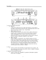 Предварительный просмотр 4 страницы Kaption Audio D-1000.1 Owner'S Manual & Installation Manual